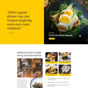 coliv restaurant template kit