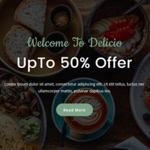 delicio restaurant wordpress template kit